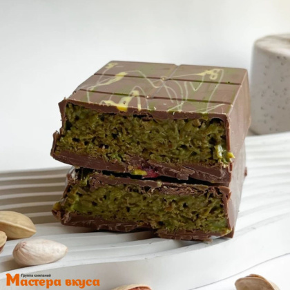 Форма для шоколада пластиковая, плитка ДУБАЙСКИЙ ШОКОЛАД, 177*103 мм 