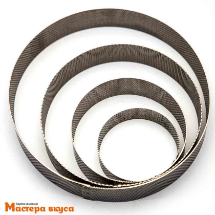 Форма-резак для выпечки перфорированное (термо-циркуляция) КОЛЬЦО  D-140, h30 (нерж.сталь)