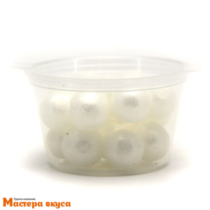 Посыпка Шарики сахарные Жемчуг БЕЛЫЙ перламутр (10мм), 25гр