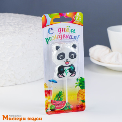 Свеча-фигурка ПАНДА, h-3,5см