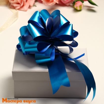 Бант-шар  ГОЛУБОЙ  (ш 5 см) d~15 см