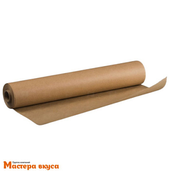 Бумага пергаментная для выпечки 38 см двухсторонняя силиконизация ForGenika BAKE Kraft (рулон 50 м)