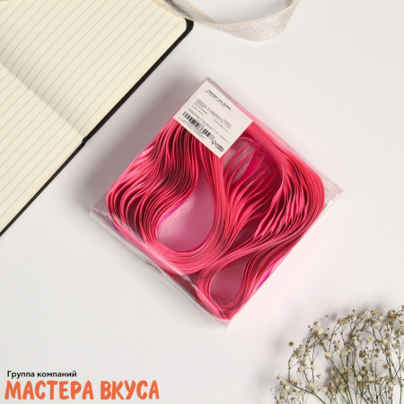 Бант-шар  РОЗОВЫЙ с полосой , (ш 5 см) d~15 см