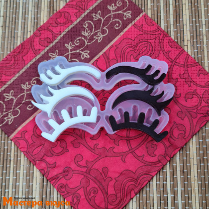 Молд силиконовый РЕСНИЧКИ, 6 элементов, 5 см