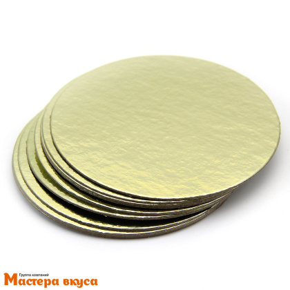 Подложка 0.8 мм,  D80 мм золото/серебро