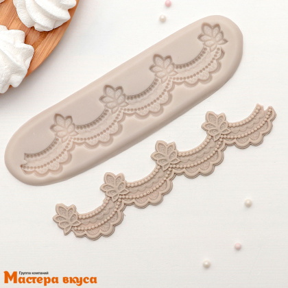 Молд силиконовый ВОЛАНЫ (2 части) 21*5,5*1 см