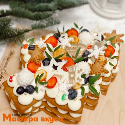 Вырубка пластик для торта ЕЛОЧКА, 28,5см 