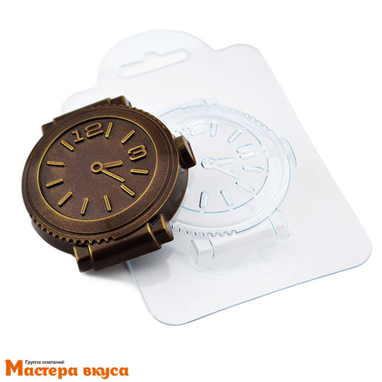 Форма для шоколада пластиковая ШОКО-ЧАСЫ, 70*65*12 мм