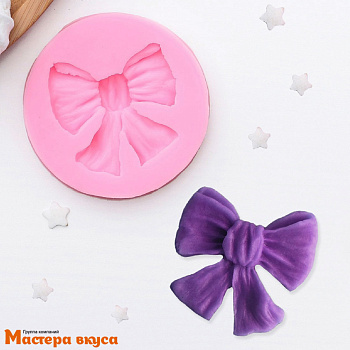 Молд силиконовый БАНТ, 6*6*1,1 см