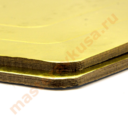 Подложка 3,2 мм, 300*300 мм золото/белый жемчуг