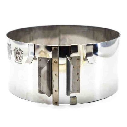 Форма раздвижная КОЛЬЦО, Н- 9,5см, D~20-40см (нерж.сталь) ВЕНТСАР