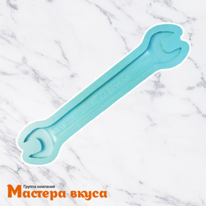 Молд силиконовый  2,5D РАЗВОДНОЙ КЛЮЧ, изд 19*h6 см (шоколад~21гр) 