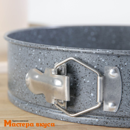 Форма для выпечки разъемная, D22см h-6см, (антипригарное покрытие) Круг "Мрамор"