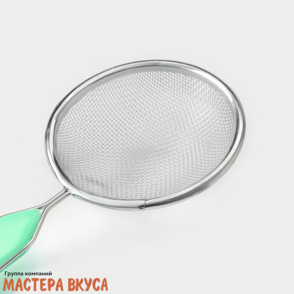 Сито d  8 см с ручкой (нерж.сталь)