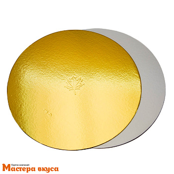 Подложка 1,5 мм, D180 мм золото/белый жемчуг