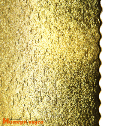 Подложка ФИГУРНАЯ картон прямоугольная золото/черная, 440*540 мм