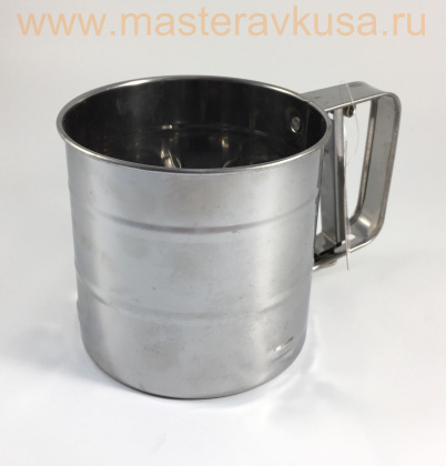 Сито для пудры (муки, какао) механическое, (нерж.сталь) 