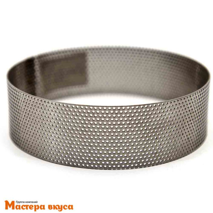 Форма-резак для выпечки перфорированное (термо-циркуляция) КОЛЬЦО  D-140, h30 (нерж.сталь)