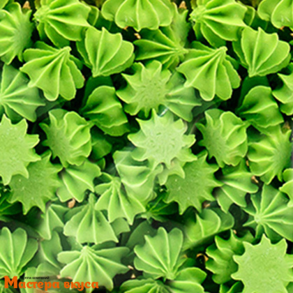 Сахарные украшения МЕРЕНГА (безе) мини, зеленые 250 гр