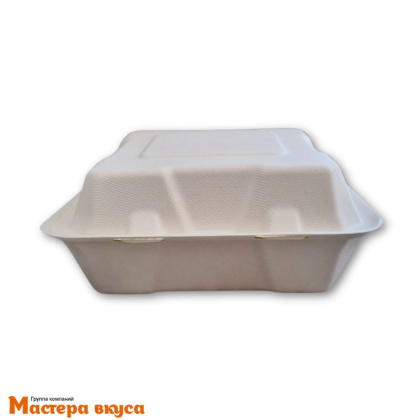 Упаковка для бенто-торта и моти 210*200*75 мм, (сахарный тростник)