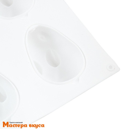 Форма силиконовая, для муссовых десертов КРОЛИКИ, (6 ячеек) 29*17 см 