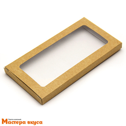 Упаковка для шоколадной плитки 171*80*14 мм, (крафт)