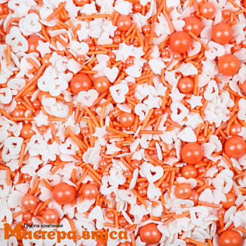 Посыпка  микс МАНДАРИНОВЫЙ РАЙ, 50 гр