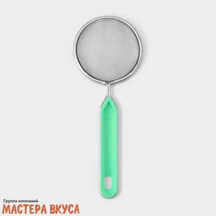 Сито d  8 см с ручкой (нерж.сталь)