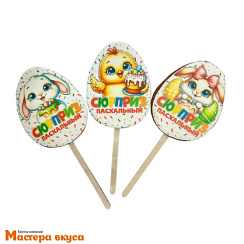 Топпер имбирный пряник  "Пасхальное яичко" микс, ~7*11 см, 50гр 