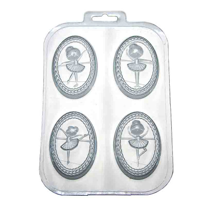 Форма для шоколада пластиковая ШОКО-БАЛЕРИНА 75*50*12 см