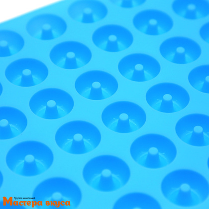 Форма для мармелада и шоколада силиконовая ПОНЧИКИ микро, (48 ячеек) 20*15 см d 2см