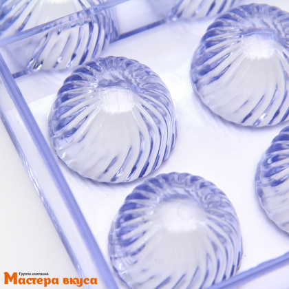 Форма для шоколада  прочный пластик КУПОЛ, (21 ячейка) 27*13.5 см