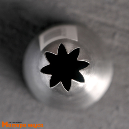 Насадка стальная ЗВЕЗДА закрытая  8 лучей,  11мм (1C) 