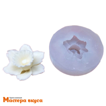 Молд силиконовый  3D НАРЦИСС, изд d~7,3см h~3см (шоколад~33гр) 