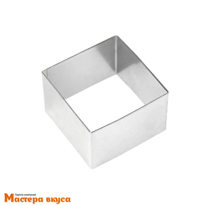 Форма-резак Квадрат  100*100, h100 mm (нерж.сталь) ВЕНТСАР