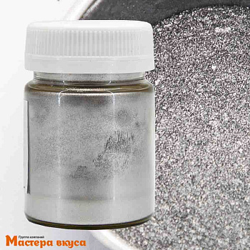 Пищевой блеск плотный Иран, СЕРЕБРЯНЫЙ, 10 гр