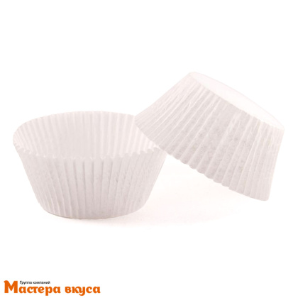 Капсула  бумажная для конфет, d-3см h-1,8см,  БЕЛАЯ "Тарталетки" 3, (миниупак ~80-100шт)