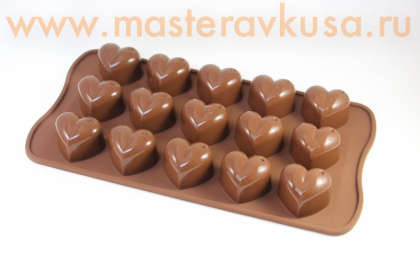 Форма для шоколада силиконовая Silikomart (изи-шок) MONAMOUR, Силикомарт (Италия)