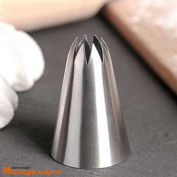 Насадка стальная ЗВЕЗДА закрытая  8 лучей,  11мм (1C) 