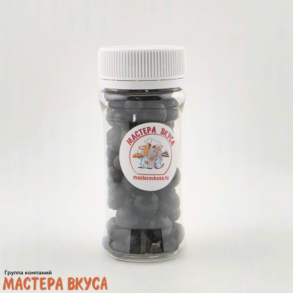 Посыпка Шарики зерновые Блестящие микс ЧЕРНЫЙ Оникс №789 (7-12мм), 50 г 