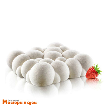 Форма силиконовая Silikomart CLOUD1600 Пузырьки белая, (Италия)