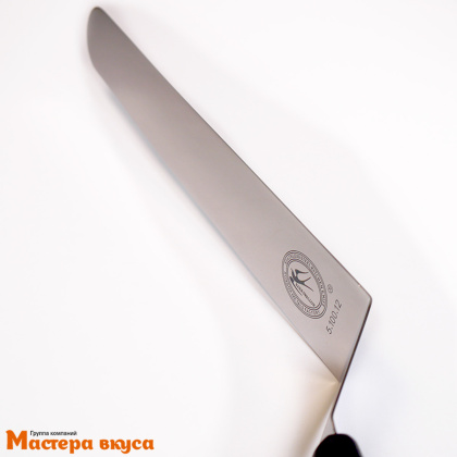 Палета угловая металлическая 25 см (без ручки), пластиковая ручка (спатула)