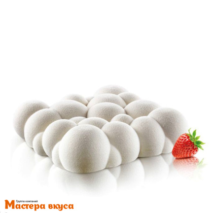 Форма силиконовая Silikomart CLOUD1600 Пузырьки белая, (Италия)