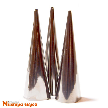 Набор форм для круассанов и трубочек 120*30 мм, 3 шт (конус)