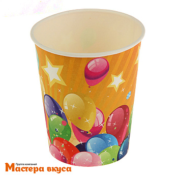 Стакан бумажный "Шары", 250 мл