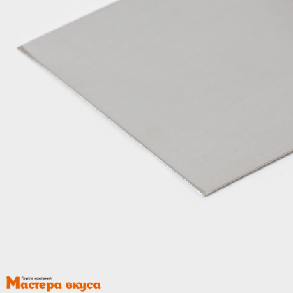 Шпатель-скребок кондитерский нержав.сталь 12*8 см