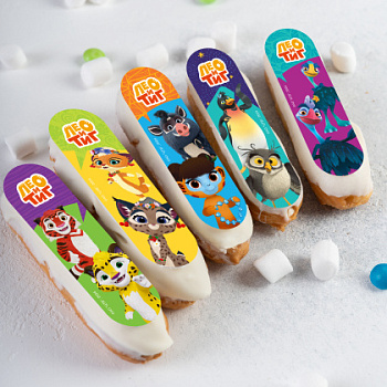 Фотопечать Лео и Тиг, для эклеров, № 140