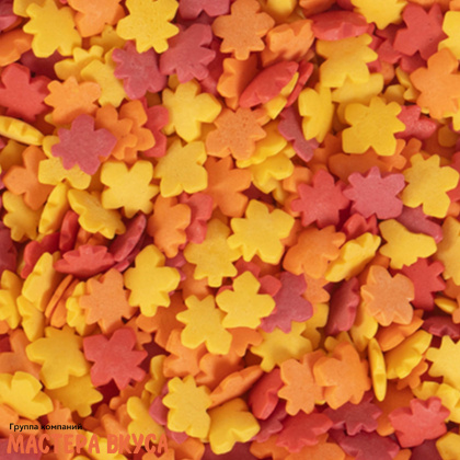 Посыпка Листопад (мини), (упак 750 гр)