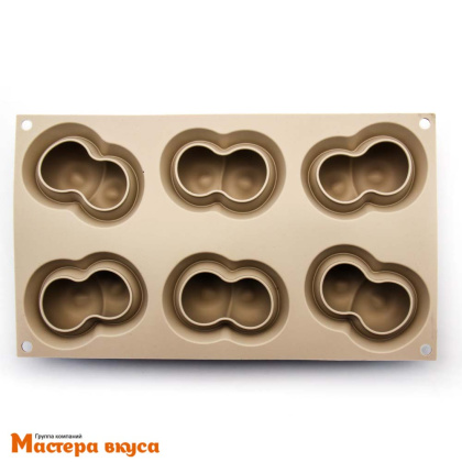 Форма силиконовая Silikomart CILIEGIA Черешня двойная, (Италия)