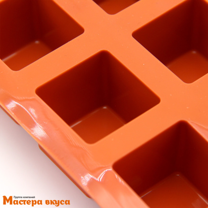 Форма силиконовая КУБ, ячейка 30*30 мм, (15 ячеек) 26*15 см